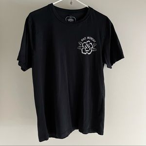 Bad Monday Good Vibes Black Tshirt Size Medium
